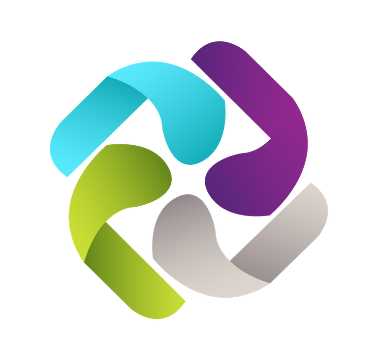 corporate logo with various shapes for modern brands and businesses showcasing creativity
