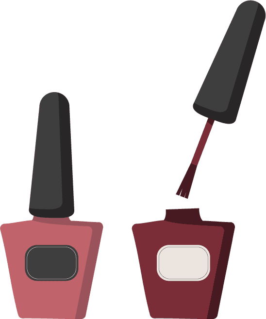 Simple make-up and cosmetic icons