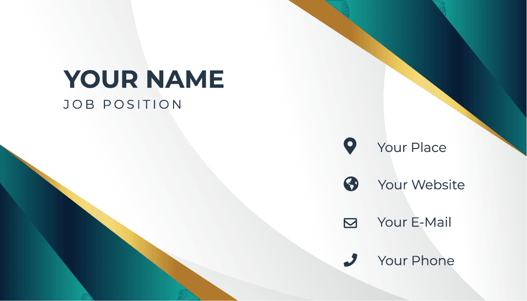 creative coorporate business card template modern and clean
