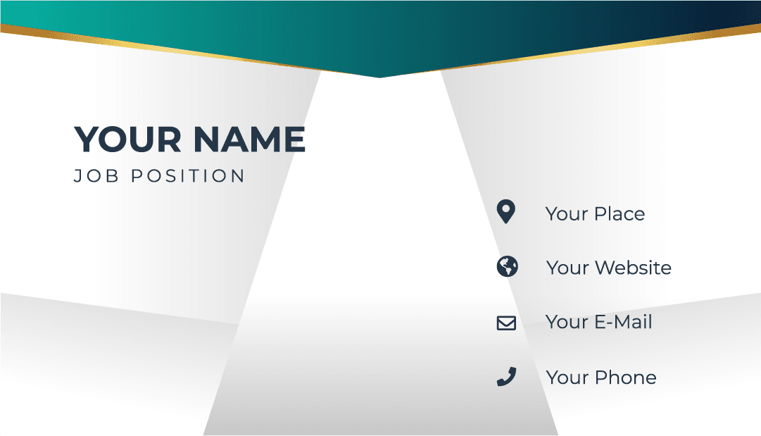 creative coorporate business card template modern and clean
