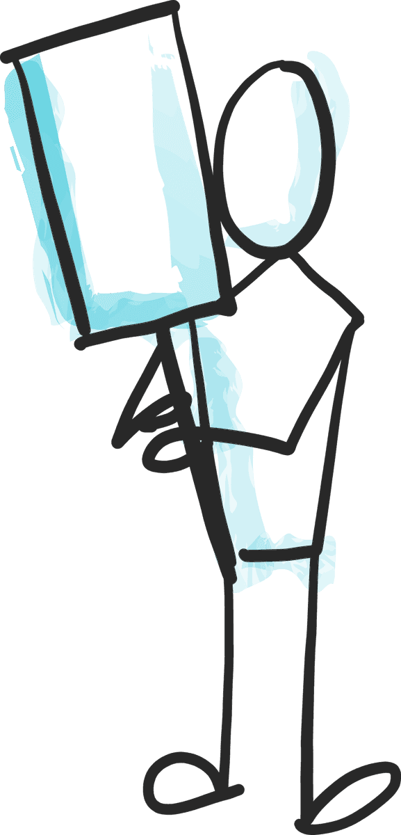 creativity doodle design collection featuring a playful character holding a large book for inspiration