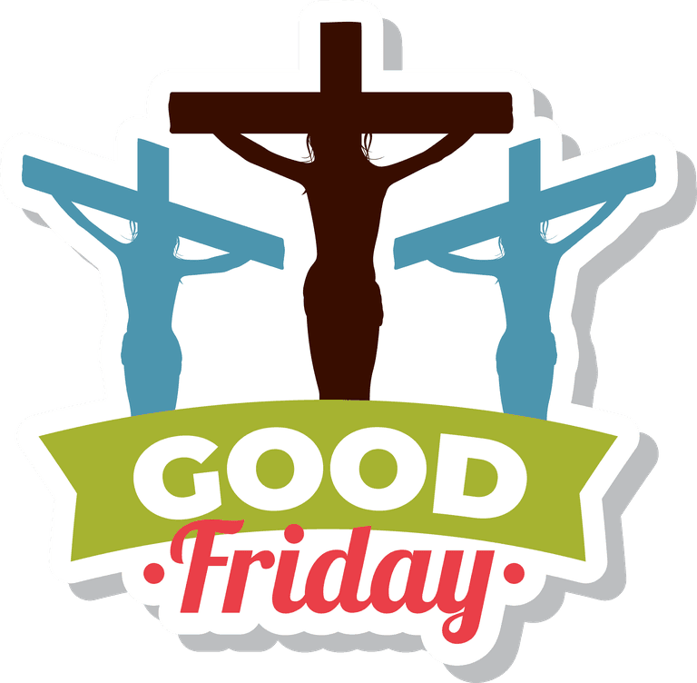 cross logo good friday label collection