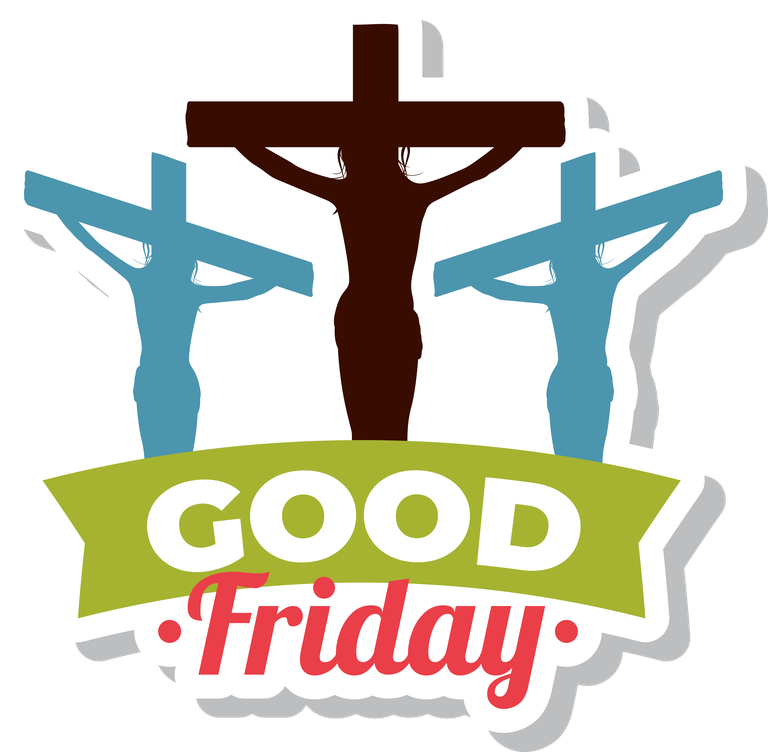 cross logo good friday label collection