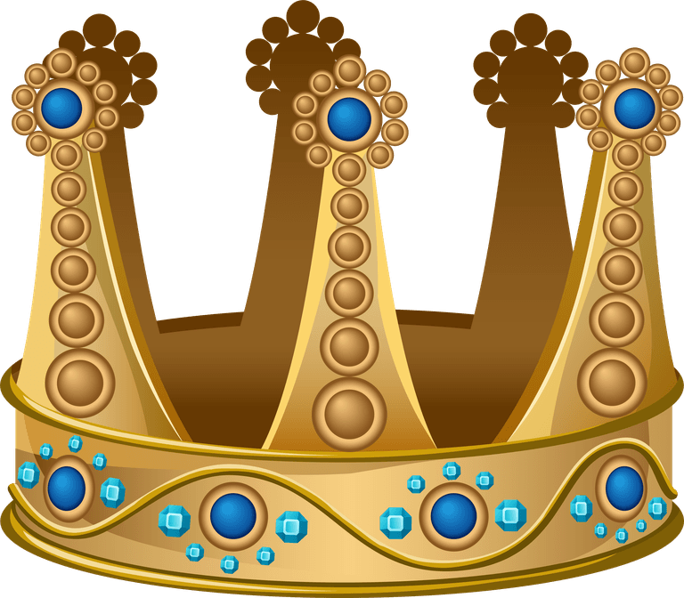 crown crown clipart set for celebrations, parties, and themed events with elegant details