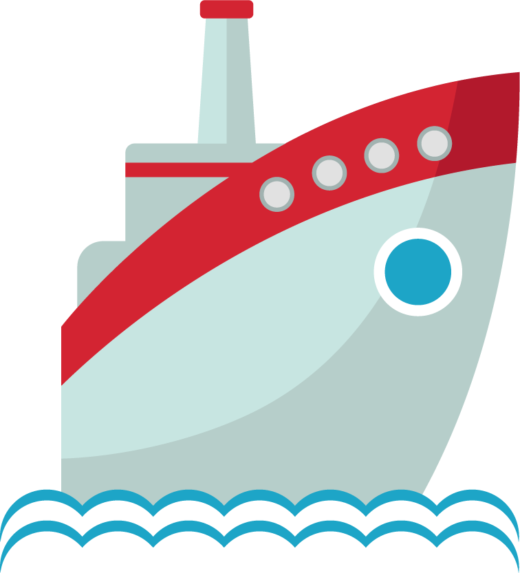 flat cruise icon,boats,captain hat,lifeboat