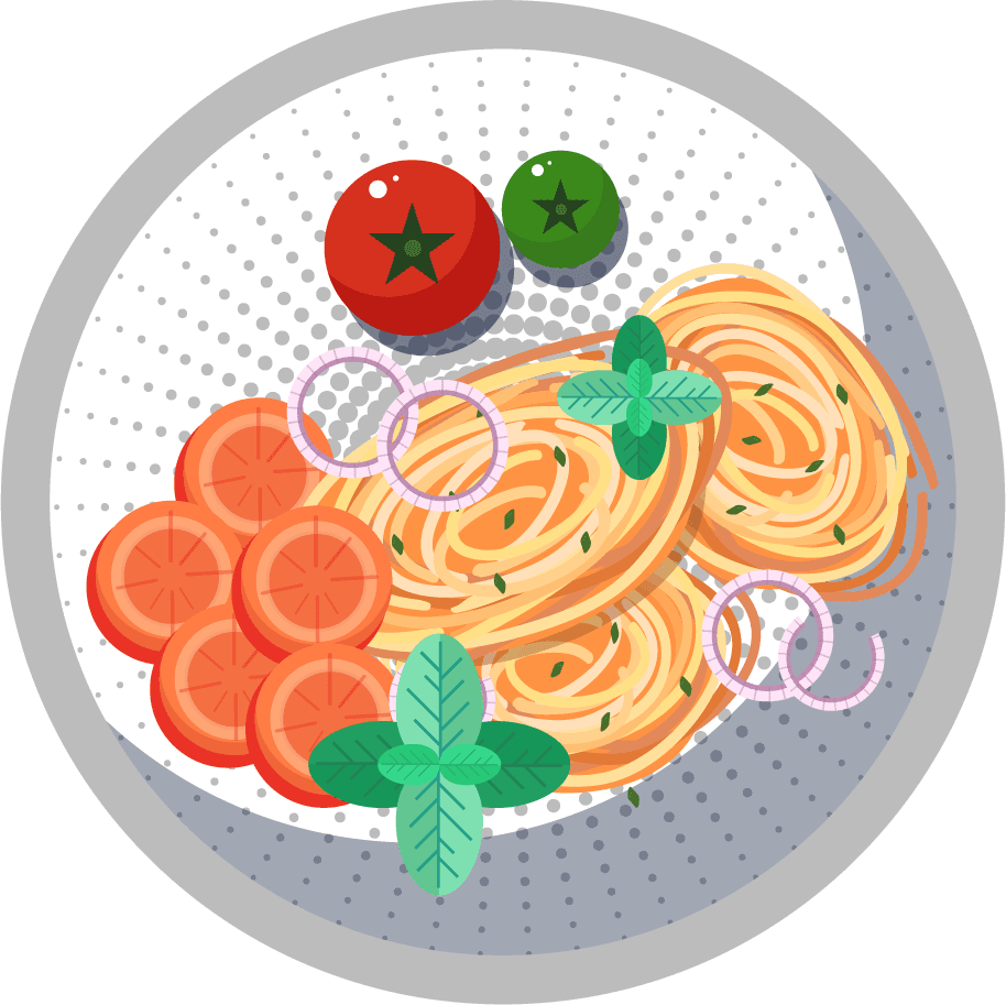 cuisines icons colorful flat sketch