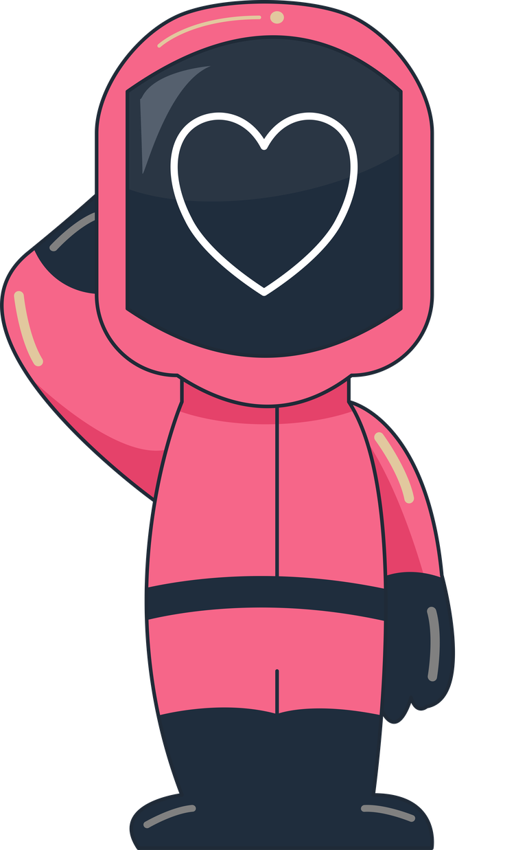cute and adorable geometric game mascot
