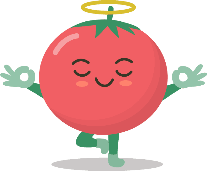 cute and funny tomato characters in various posing