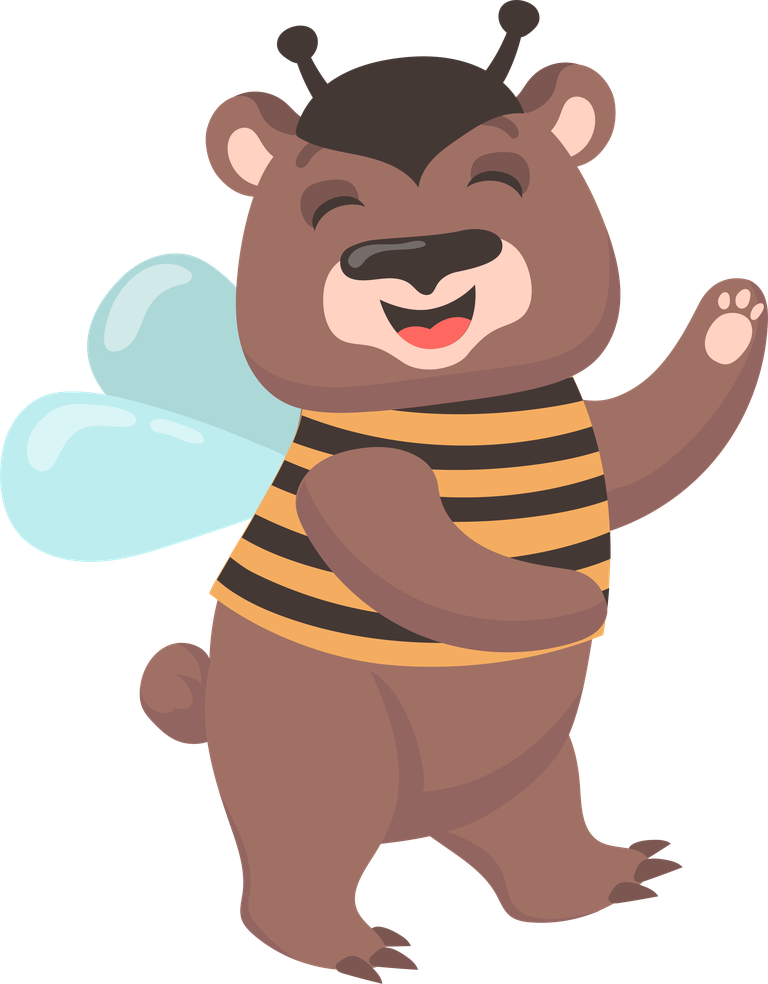 cute brown bear cute teddy bear set
