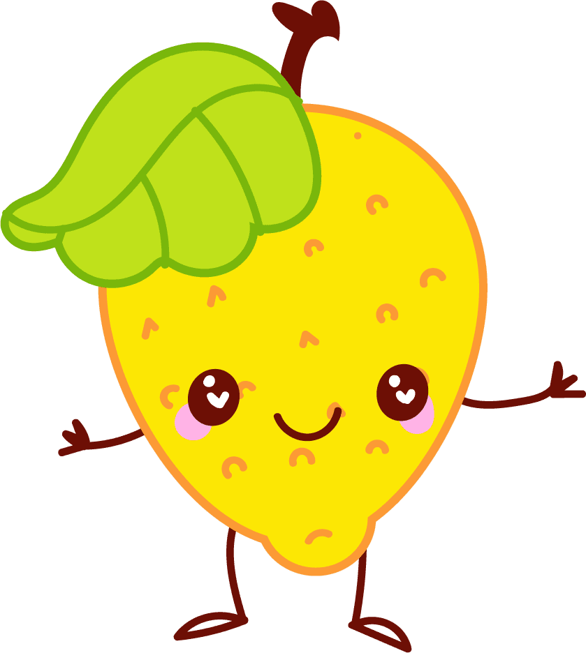 cute lemon character lemon mascote for kids educational content