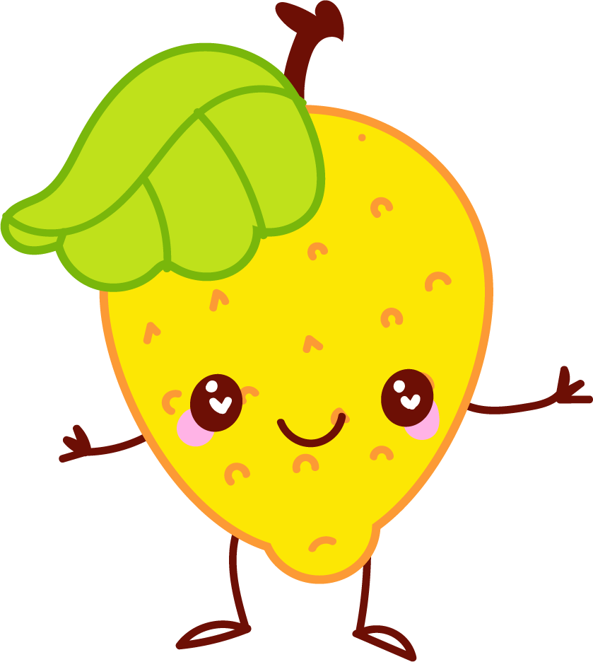 cute lemon character lemon mascote for kids educational content