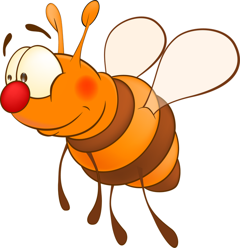 cute cartoon bees vector