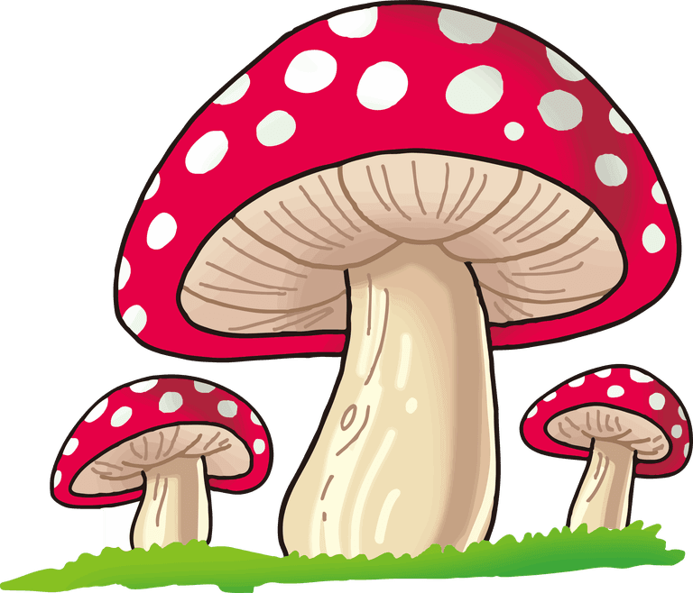 cute cartoon mushroom mushrooms with vibrant colors perfect for fun illustrations and children’s themes