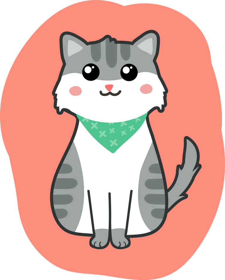 cute cats cartoon vector