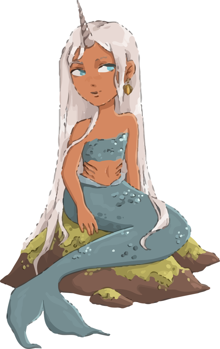 cute chibi mermaids fantasy girls with long hair and colorful tails for enchanting adventures