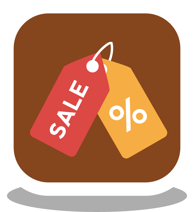 adorable cute e commerce elements for promotional sale tags and discounts