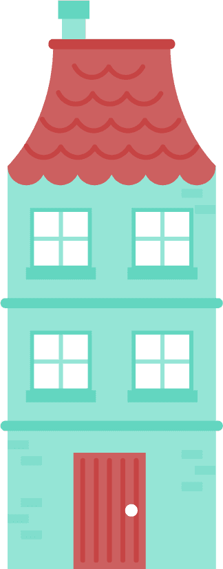 cute flat house icon