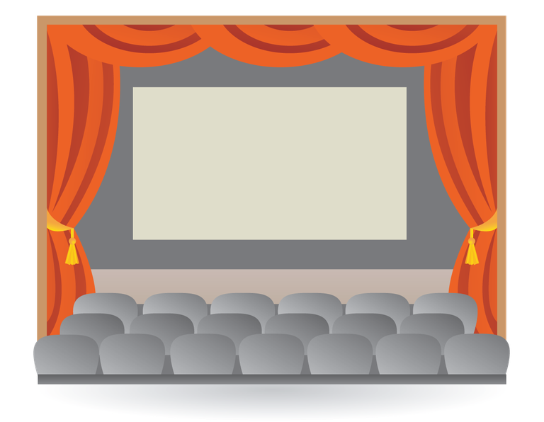 cute live entertainment icons vector for playful theater and cinema applications