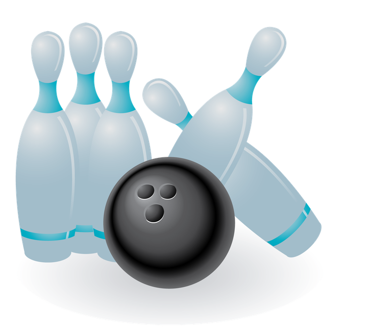 cute live entertainment icons vector featuring bowling pins and ball for family fun