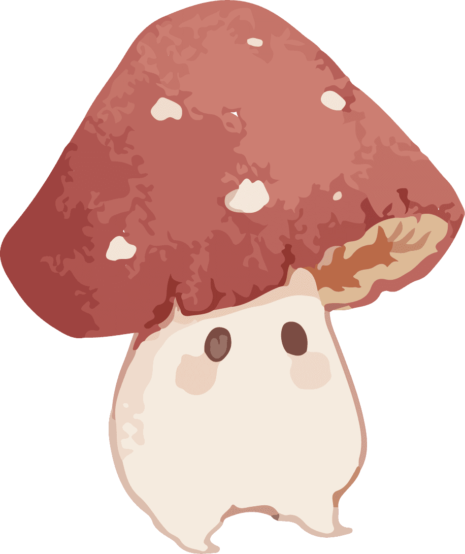 cute mushroom friend mushroom baby funny
