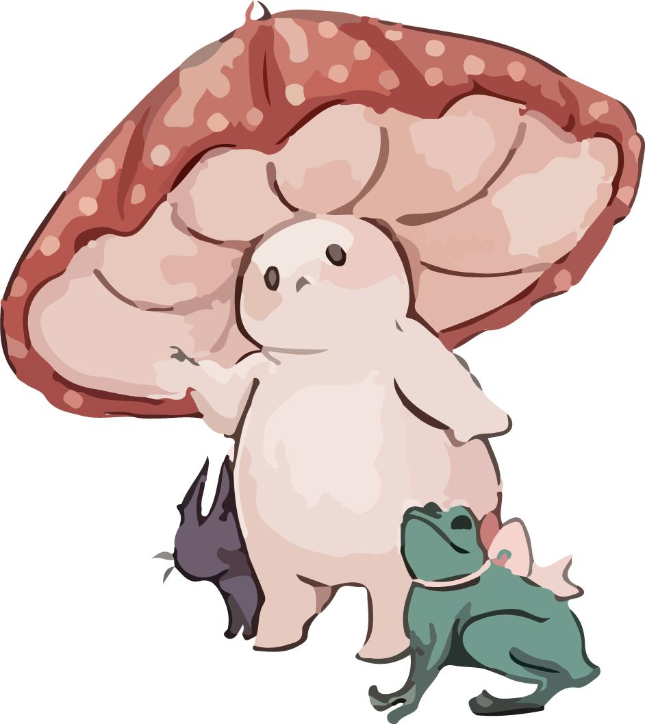 cute mushroom friend mushroom baby funny