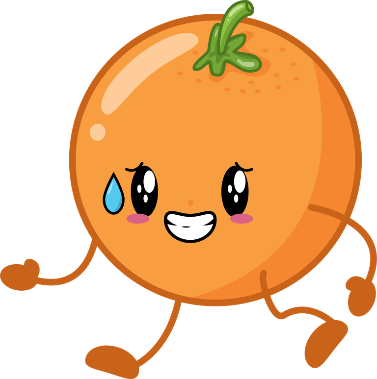 cute oranges happy kawaii oranges emojis