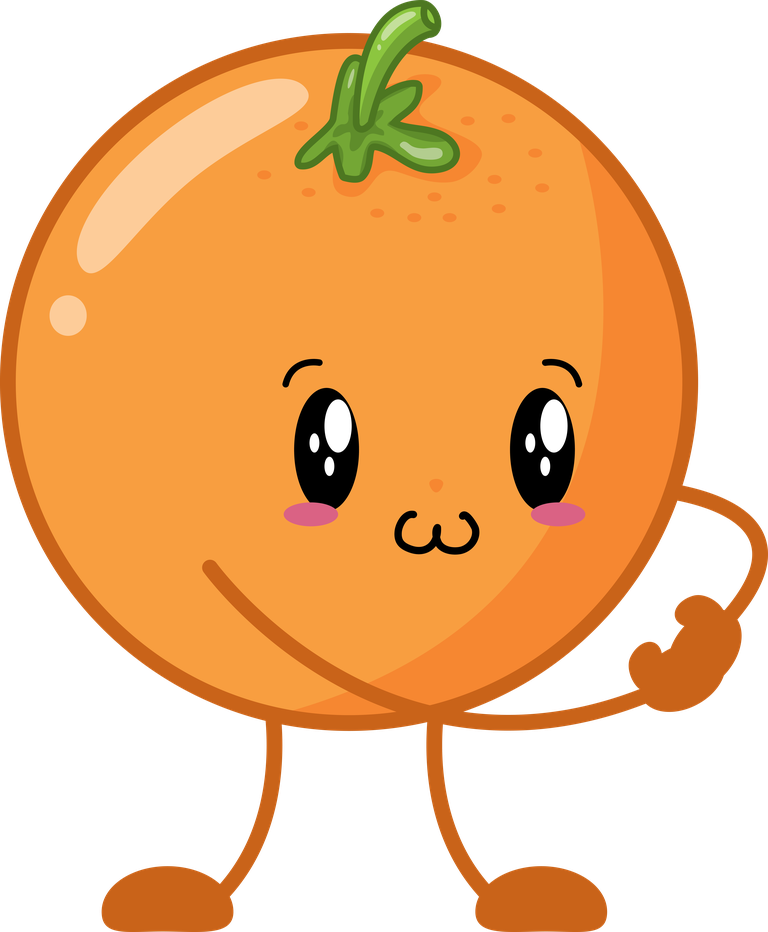 cute oranges happy kawaii oranges emojis