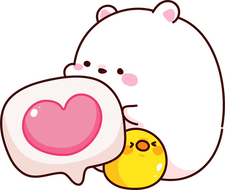 cute stickers cute bear character cartoon illustration