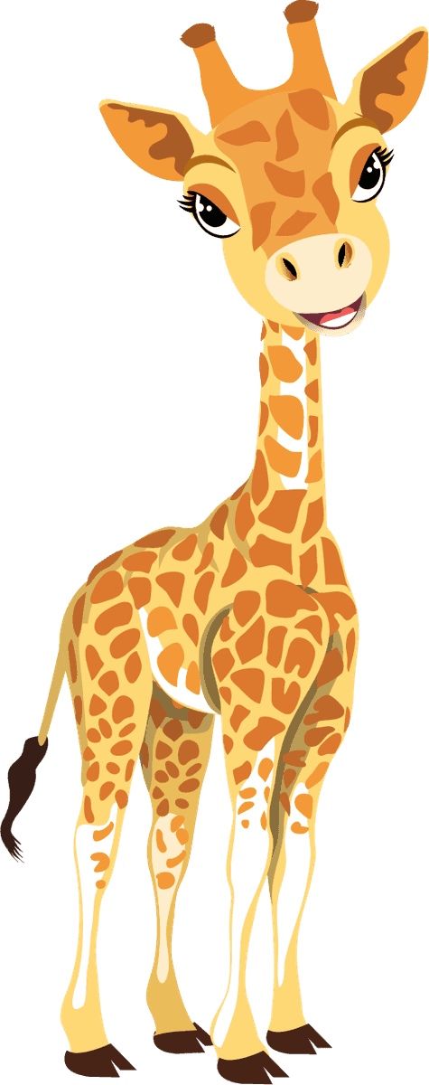 cute wild animals characters