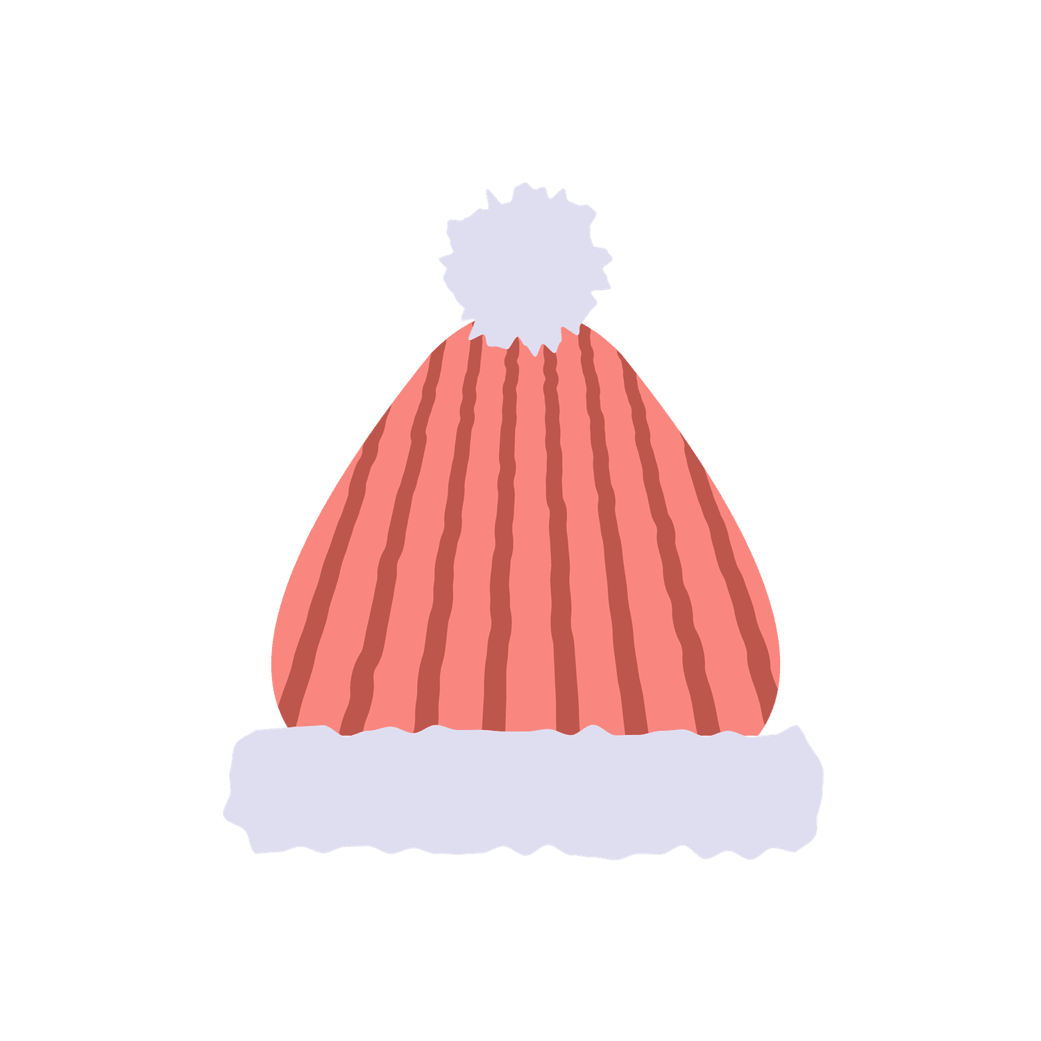 cute winter kids clothing flat illustration