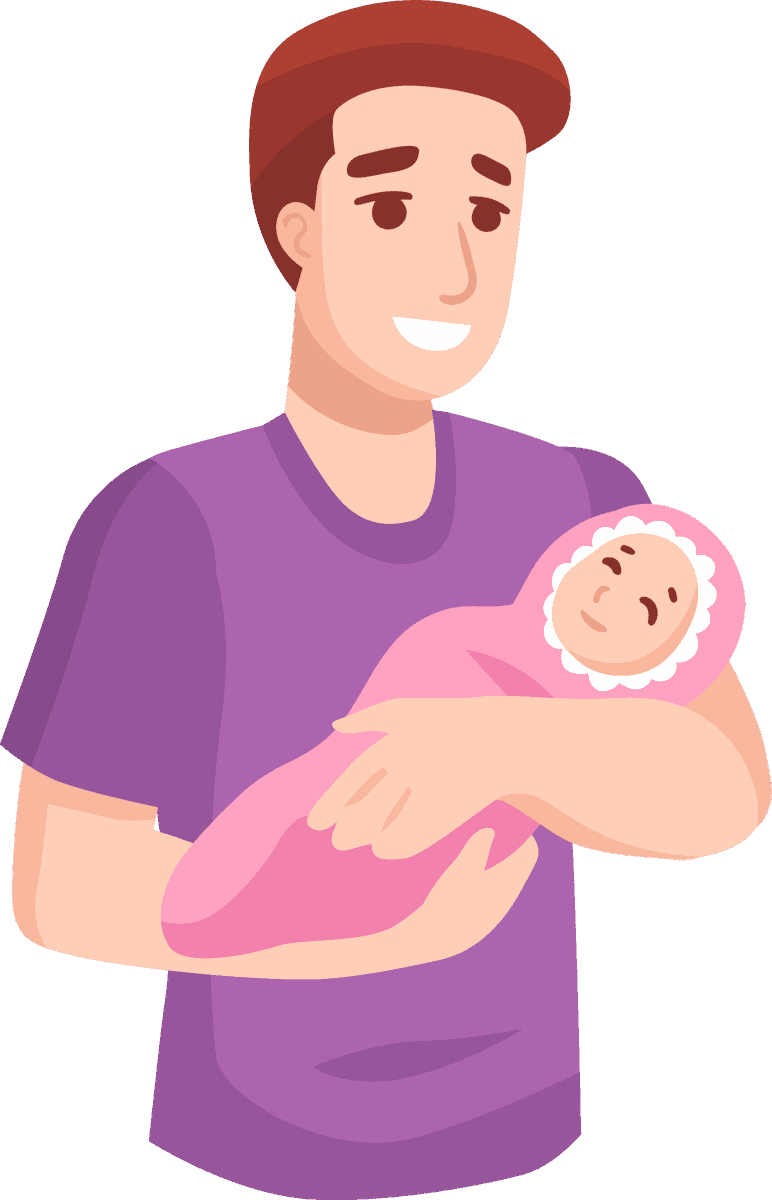 dad and baby sleeping babies set