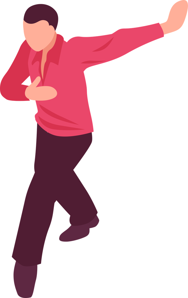 dancer dance horizontal isometric banners featuring a dynamic male performer in motion
