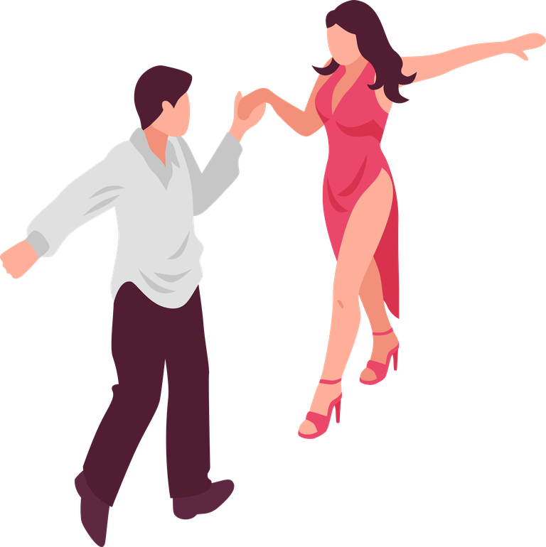 dancer dance horizontal isometric banners showcasing vibrant movement and elegance for events and promotions