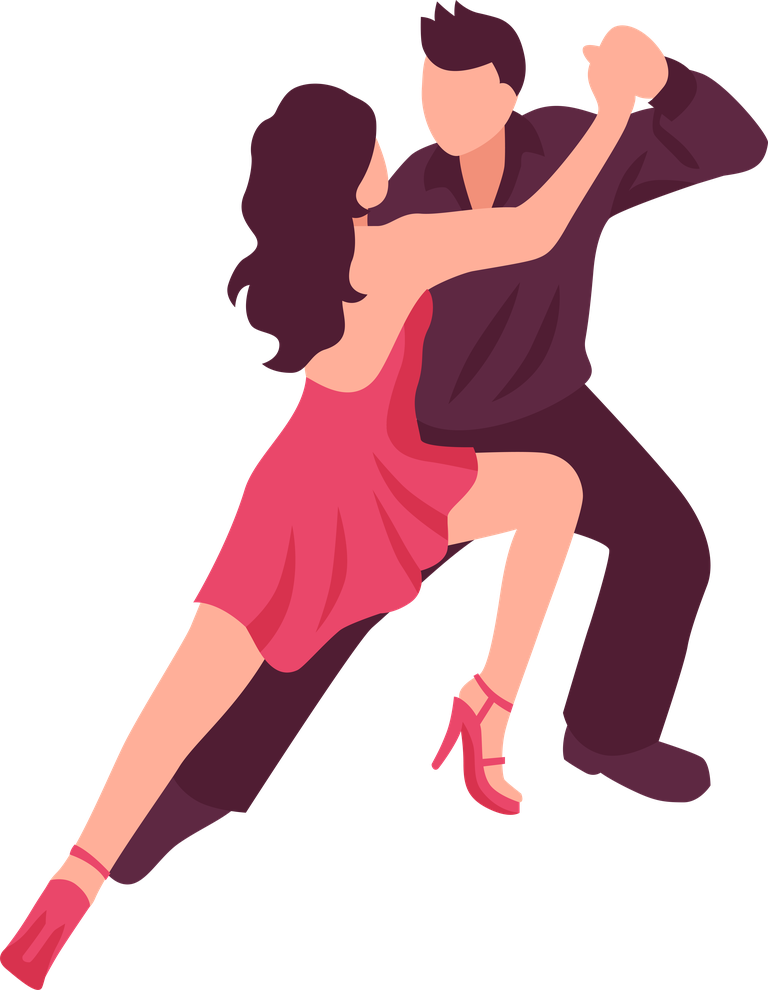 dancer dance horizontal isometric banners showcasing energetic dance movements and lively pair interactions