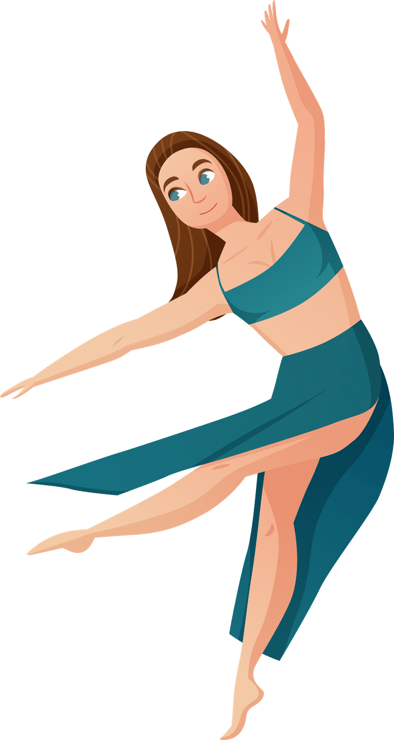 dancer modern types dance set featuring elegant and dynamic poses for creative projects