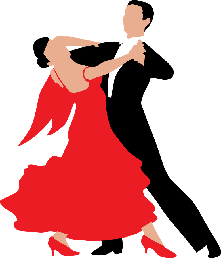 dancing dancing people vector illustration of elegant couples in motion for lively events