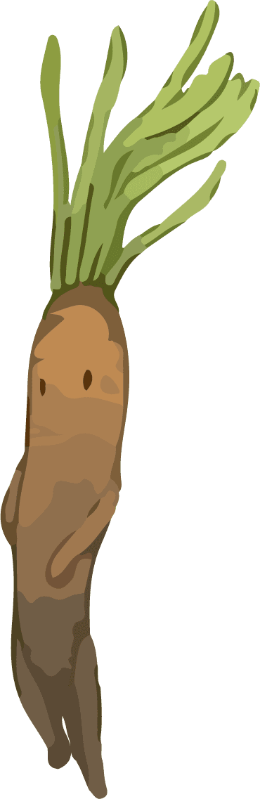 dancing vegetables cartoon characters vector