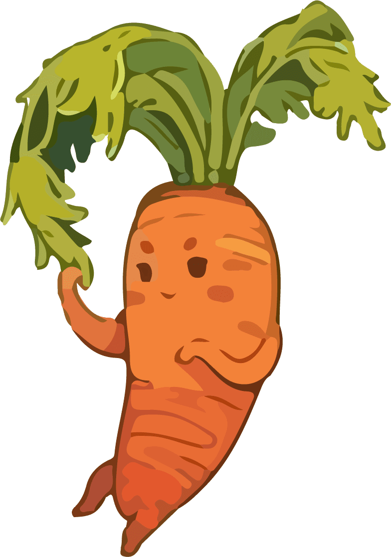 dancing vegetables cartoon characters vector