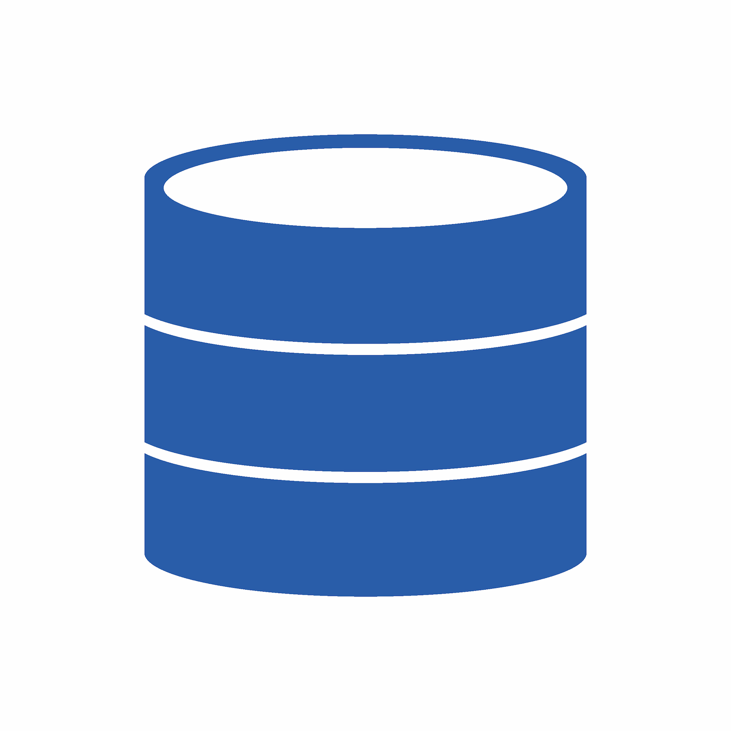 database icon with a modern minimal style