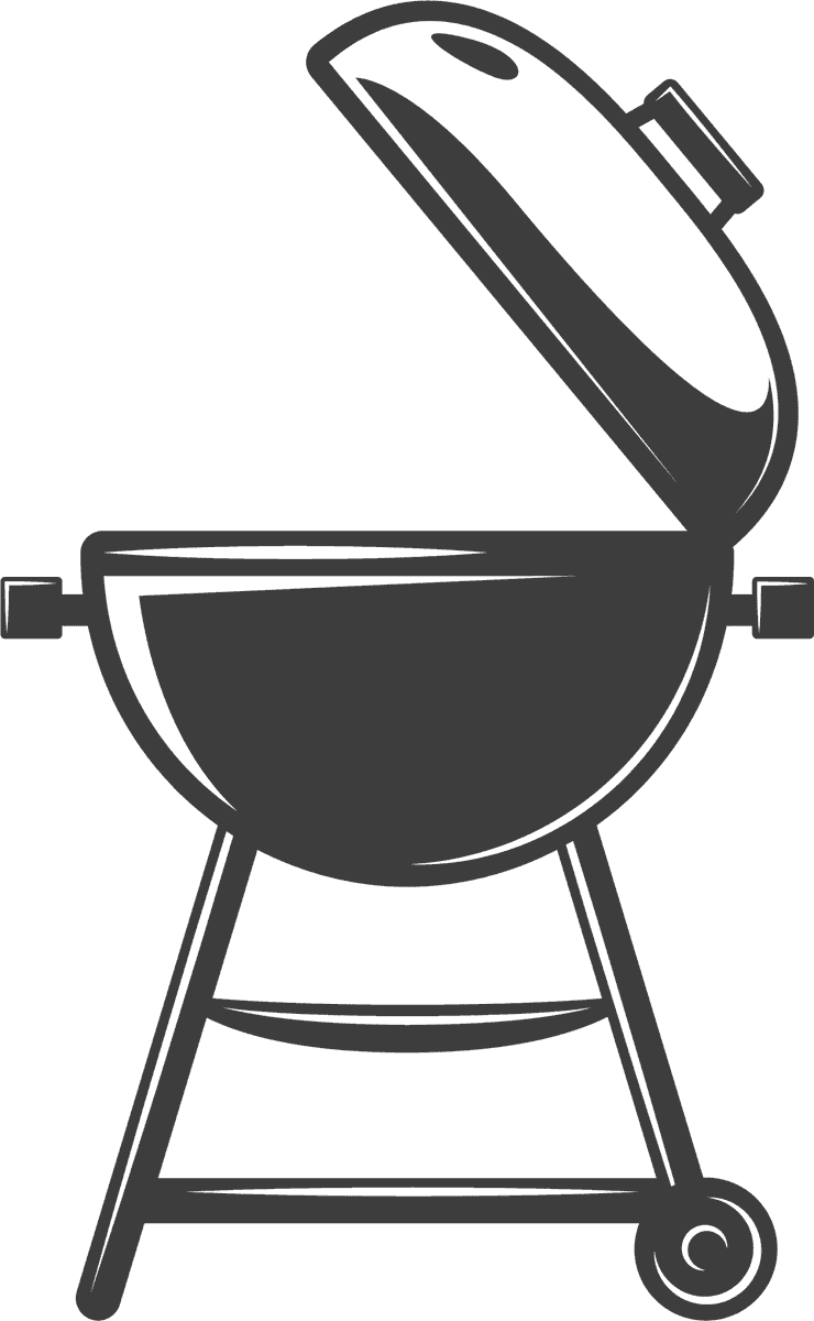 decorative bbq mono color icon