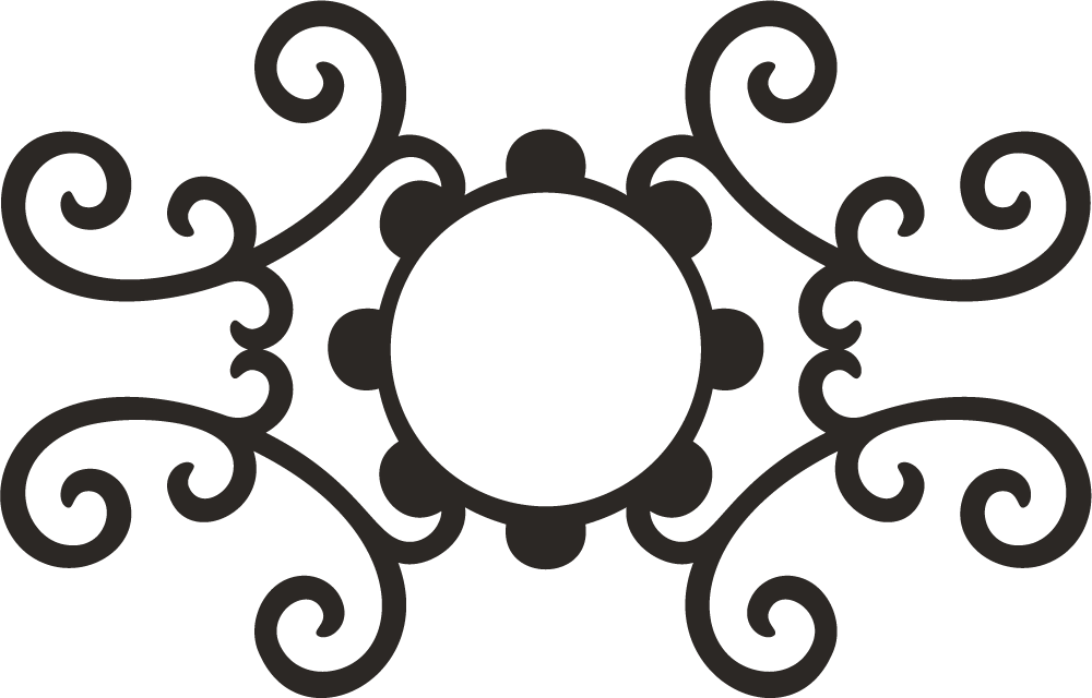 decorative calligraphic element set for enhancing invitations and stationery designs