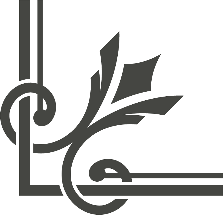 decorative calligraphic element set for enhancing vintage style invitations and elegant stationery