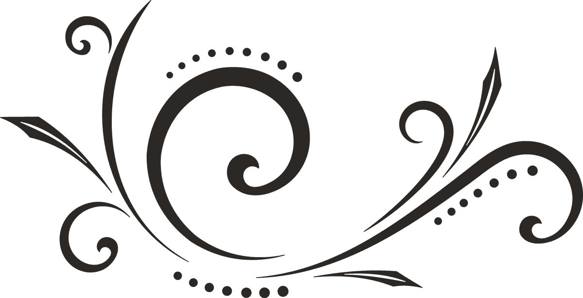 decorative calligraphic element set for elegant invitations and artistic projects
