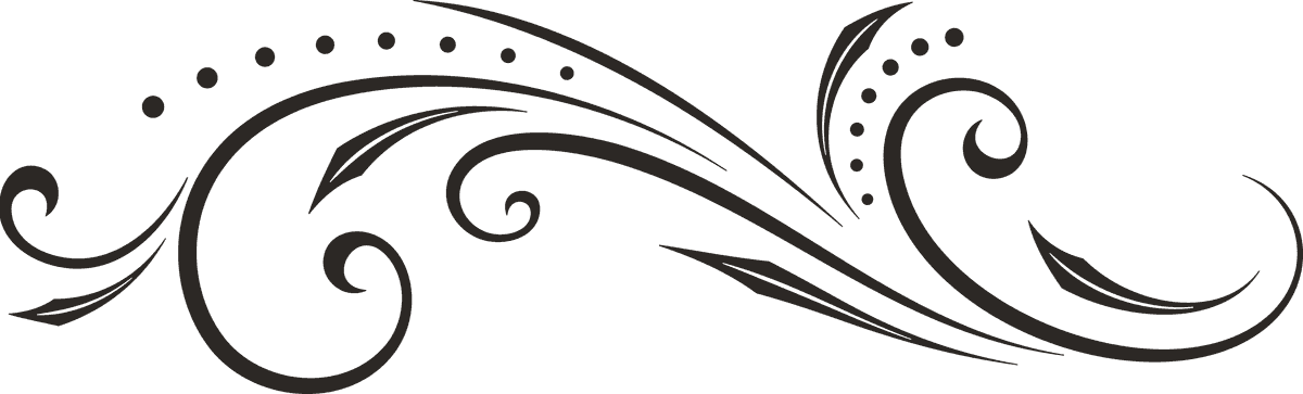 decorative calligraphic element set for elegant invitations and artistic projects