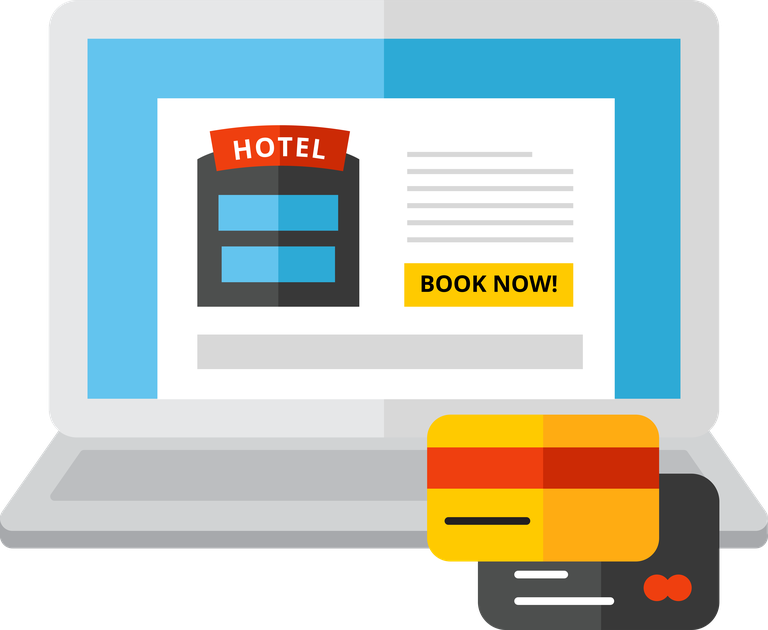 traveling isolated decorative icons for booking hotels online efficiently