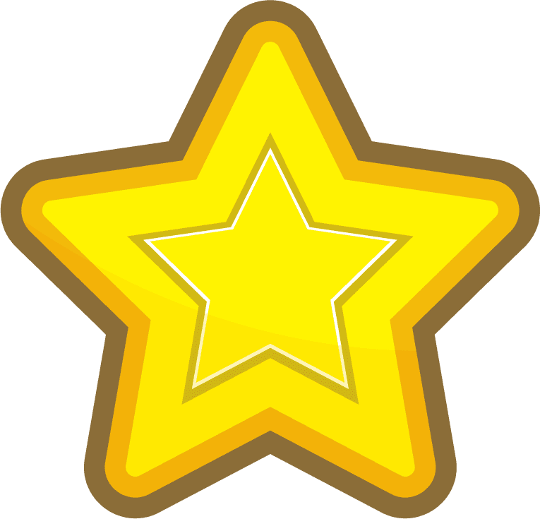decorative stars icons sparkling modern classic shapes
