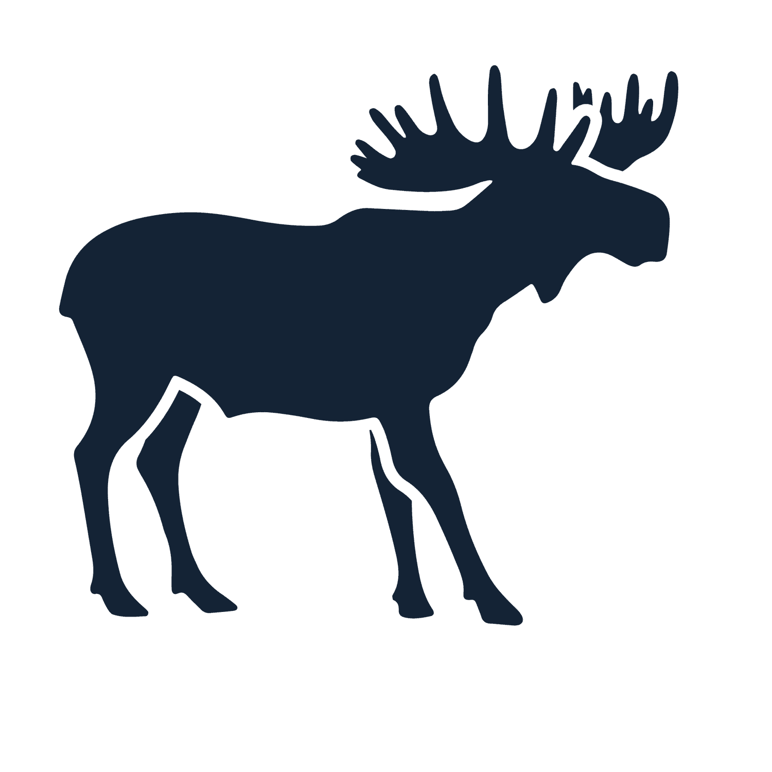 deer silhouette dear clipart black