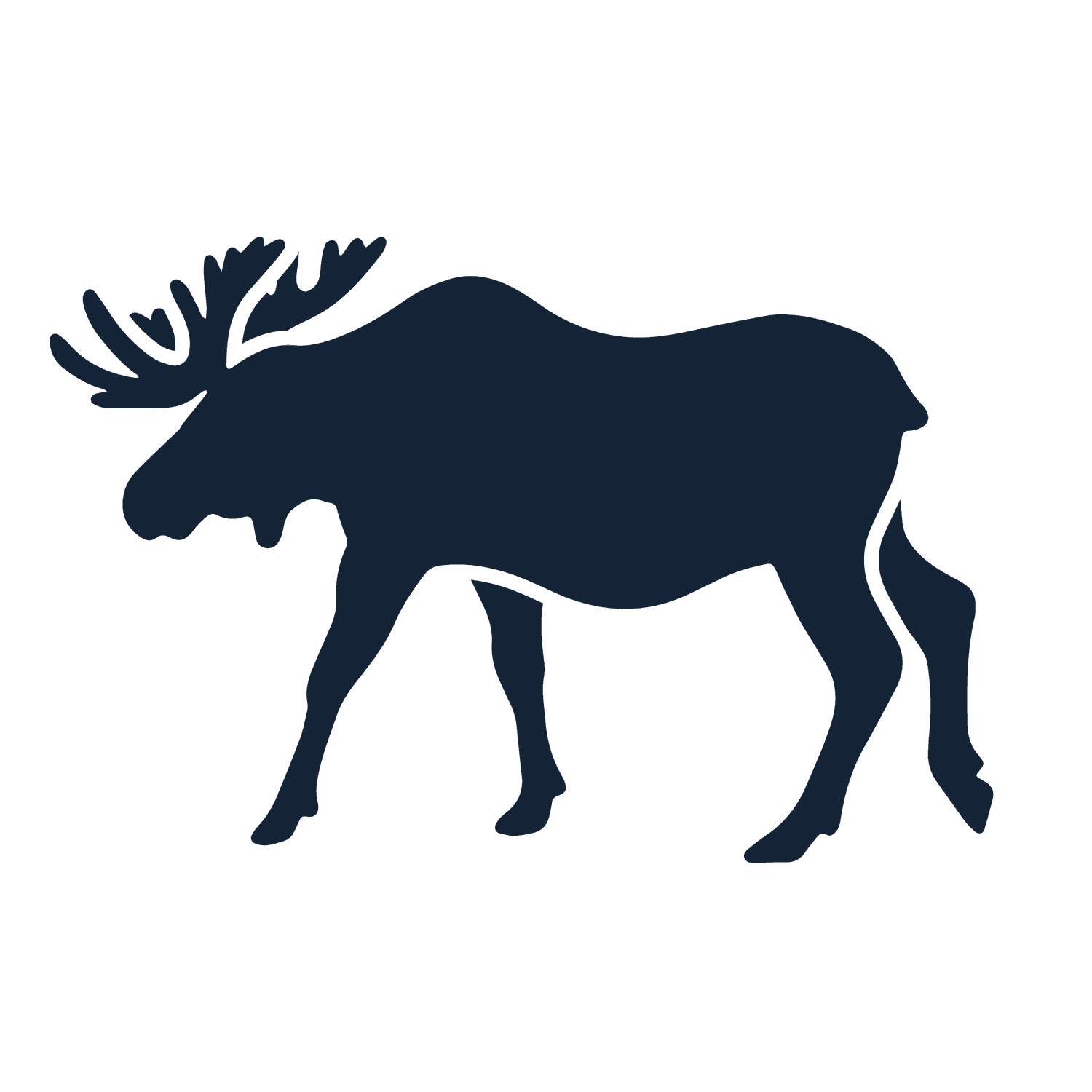 deer silhouette dear clipart black