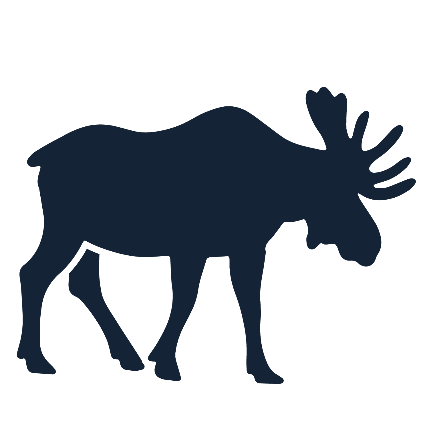 deer silhouette dear clipart black