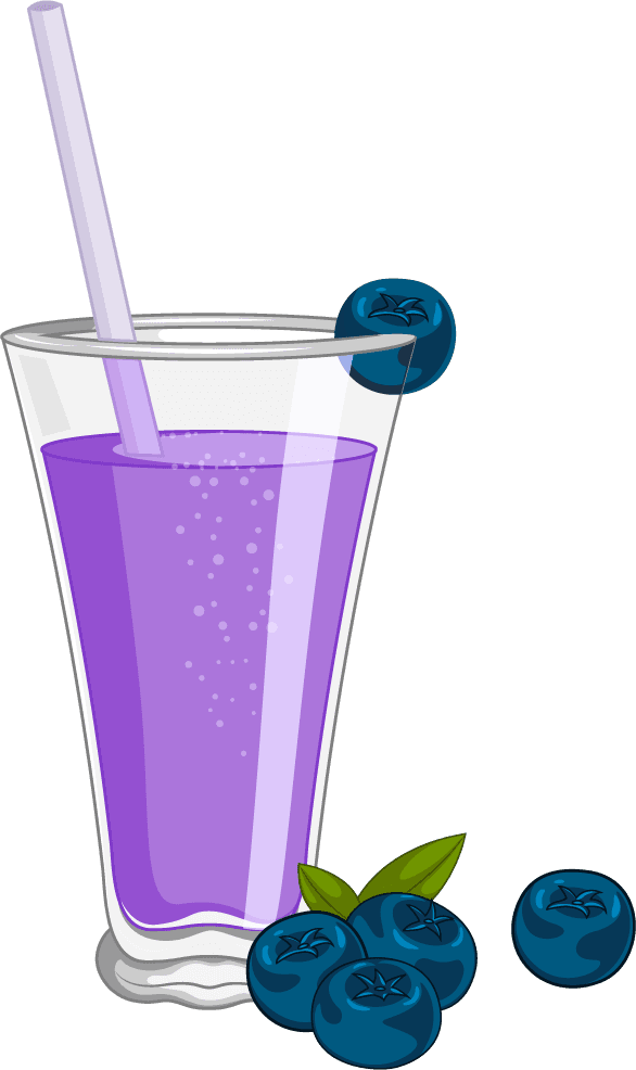 refreshing delicious fruits drink vectors featuring vibrant blueberry flavors for summer parties